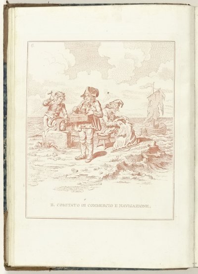 Comité van Koophandel en Zeevaart、1795 通商航海委員会（オブジェクトのタイトル） Hollandia Regenerata (Italiaanse kopie) (シリーズタイトル) オランダの再生 : 再生されたすべての人々の鏡 (オブジェクトのシリーズ タイトル) 作： Anonymous