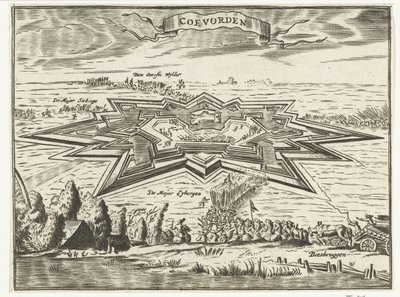 Coevorden の襲撃、1672 年 作： Anonymous