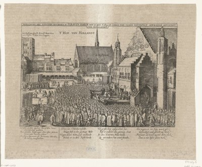 ヨハン・ファン・オルデンバルネベルトの斬首、1619年 Abbildung der Iustitien Geschehen in s