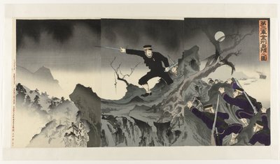 二番隊、遼東に上陸 第 二軍 近州 上陸 の 図 作： Anonymous