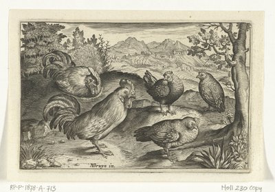 3 羽の鶏と 2 羽の雄鶏 鳥と虫（連載タイトル） 作： Anonymous