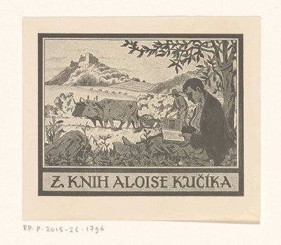 Ex libris van Aloise Kučík 作： Anonymous