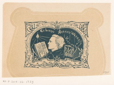 Ex libris van Armand Weber 作： Anonymous