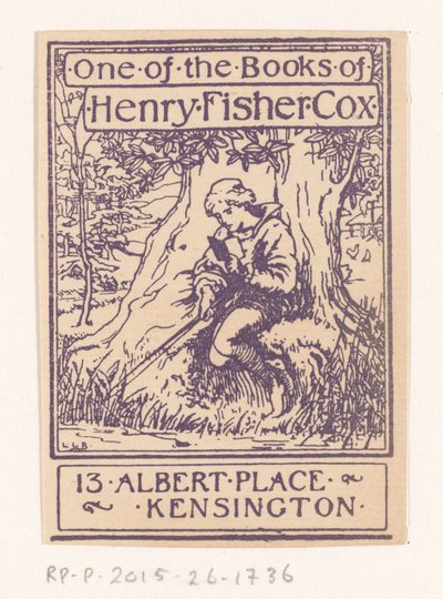 Ex libris van Henry Fisher Cox 作： Anonymous