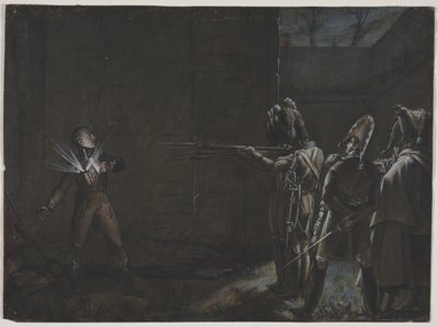 1804 年 3 月 21 日、ダンギャン公の処刑 作： Anonymous