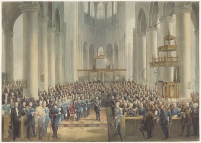 1813年から1815年までの退役軍人を称える祝賀会、1865年 作： Anonymous