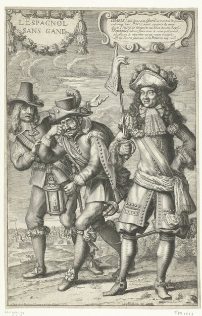 ゲントの喪失に関するフランスの風刺漫画、1678 年 L