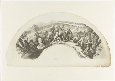 1808 年 3 月 19 日、マドリッドでのフランス軍によるマヌエル デ ゴドイの捕獲 スライド 19. de Marzo de 1808. そしてアランフェス。 Caida y Prision del Principe de la Paz (オブジェクトのタイトル) 作： Anonymous