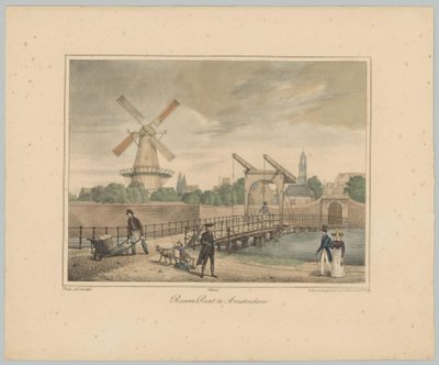 アムステルダムの Raampoort のビュー Raam Poort in Amsterdam (オブジェクトのタイトル) アムステルダム市の 6 つのメイン ゲートの眺め。 1st カイエ（シリーズタイトル） 作： Anonymous