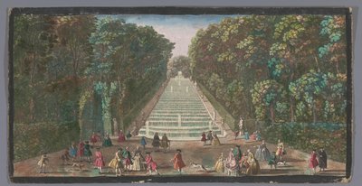 シャトー・ド・マルリーの庭のカスケードの眺め Vue de la cascade de Marli (オブジェクトのタイトル) 作： Anonymous