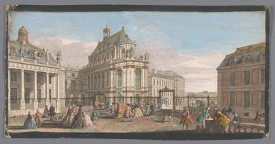 ベルサイユ宮殿のチャペルの眺め Private Vüe de la chapelle du Chateau de Versailles (オブジェクトのタイトル) 作： Anonymous