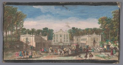 シャトー・ド・マルリーの正面の眺め Diverses vues du Chateau Royal de Marli (オブジェクトのタイトル) 作： Anonymous