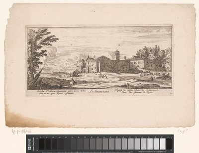 Gezicht op een kerk、テ ローマ L