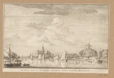ハールレム近くの北スパーネの眺め Haarlem のすぐ外にある 
