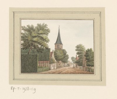 Heemskerk の村の眺め 作： Anonymous
