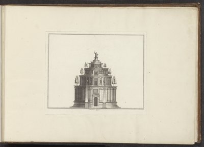 ローマのアウグストゥス廟 Mausoleum Augusti (オブジェクトのタイトル) ヴェネツィア、リヴォルノ、ナポリ、ローマの宮殿とモニュメント (シリーズ タイトル) 作： Anonymous