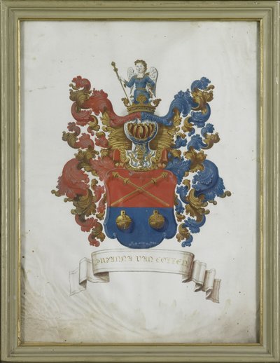 ジェイコブ・フェイタマの妻、スザンナ・ヴァン・コレン (1692-1745) の紋章 作： Anonymous