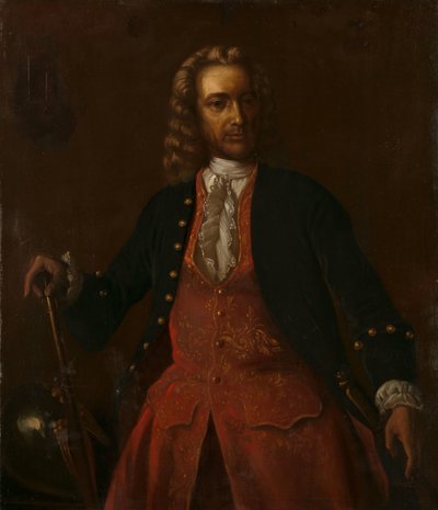 ジェイコブ・モッセル (1750-1761) オランダ東インド会社の総督ヤコブ・モッセルの肖像 作： Anonymous