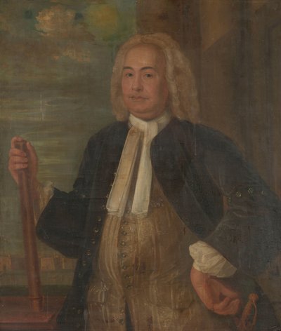 ヨハネス・テデンス (1741-1743) オランダ東インド会社総督ヨハネス・テデンスの肖像 作： Anonymous