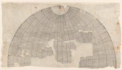 北半球の地図グリッド 作： Anonymous