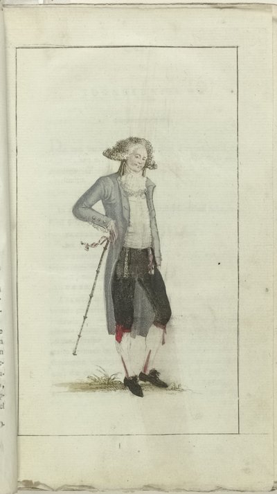 ファッションとテイストのキャビネット1791年、pl。 I: プティ・メートル 作： Anonymous