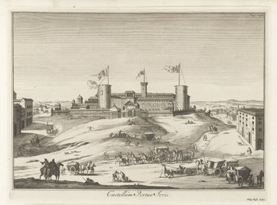 イタリアの城 Castellum Portae Jovis (オブジェクトのタイトル) イタリア絵画雑誌（連載タイトル） 作： Anonymous