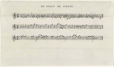 皇太子への歌、1830年 Le salut de l