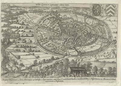 1595年、オランダ軍に奪われ放棄されたリール Urbis Liranae et captivitatis ultimae アイコン (オブジェクトのタイトル) 作： Anonymous