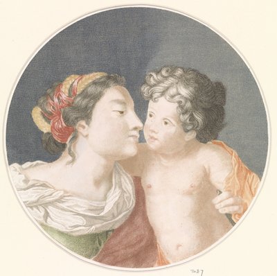 お母さんと子供 作： Anonymous