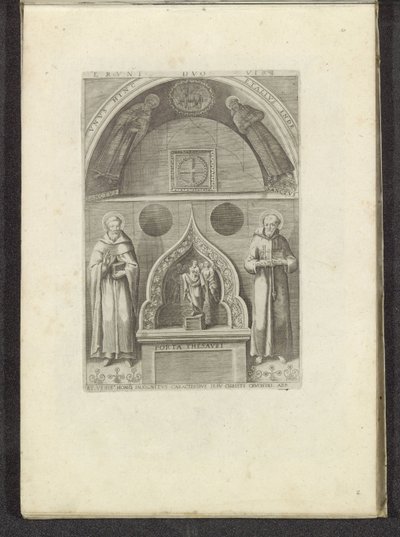 Nis met de heilige Franciscus en de heilige Dominicus Scenes uit het Venetiaanse leven (シリーズタイトル) Habiti d