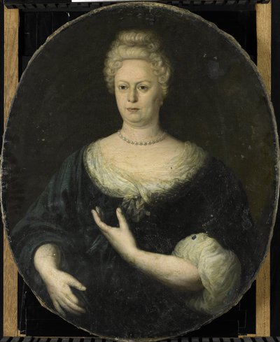 エリザベート・ファン・オーステン (1660-1714) の肖像。 アブラハム・ファン・リーベックの妻 作： Anonymous