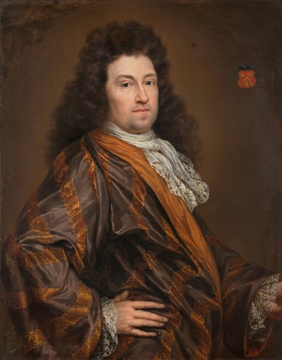 フランソワ・ライデッカー (1650-1718) の肖像。 ゼーラント州会計検査院への委任 作： Anonymous