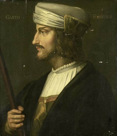 フランス軍司令官、ガストン・ド・フォワの肖像 作： Anonymous