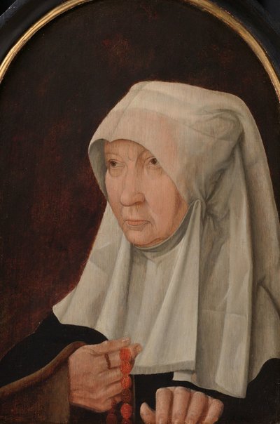 Jacomina Claesdr van Ruyven (1509年没)、Arent Franckensz van der Meerの妻の肖像 作： Anonymous