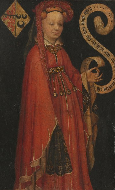 Lysbeth van Duvenvoordeの肖像 Lysbeth van Duvenvoirde の肖像 (?-1472) 作： Anonymous