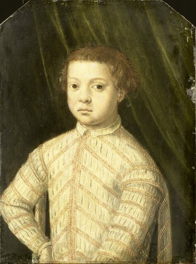 ジョヴァンニ・デ・メディチ (1543-1562) と思われる少年の肖像 作： Anonymous