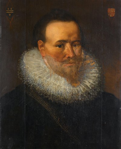 男性の肖像、おそらく Joris van Cats (c. 1590-1654) 作： Anonymous