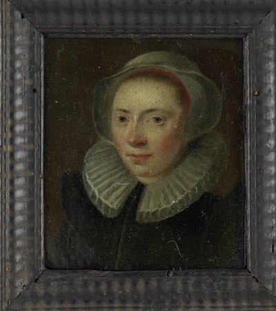 若い女性の肖像画 作： Anonymous