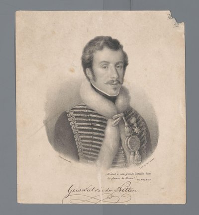Cornelis Antonius Geisweit van der Nettenの肖像 作： Anonymous