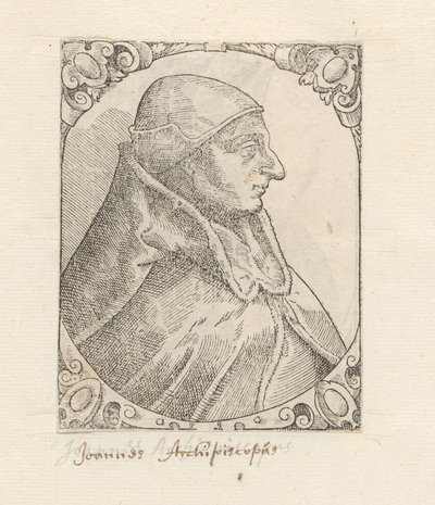 ジョヴァンニ・ヴィスコンティの肖像 作： Anonymous