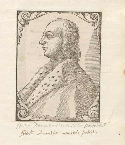 ジローラモ・ドナーティの肖像 作： Anonymous