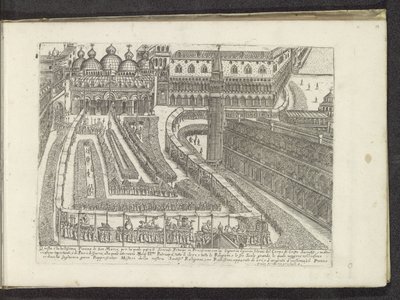 San Marcoplein te Venetiëの行列 Scenes uit het Venetiaanse leven (シリーズタイトル) Habiti d