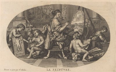 シルダークンスト 絵画（オブジェクトのタイトル） 元の絵画の後に刻まれた美術のキャビネット、または最も美しい版画のコレクション (...) (シリーズタイトル) 作： Anonymous