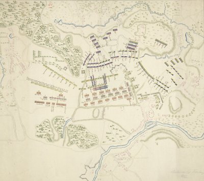 フォントノワの戦いでの戦闘序列、1745 作： Anonymous