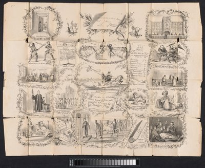 ライデン学生年鑑の漫画、1865 年 作： Anonymous