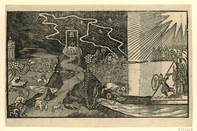 ヤコブス タウリヌスの漫画、1615 年 作： Anonymous