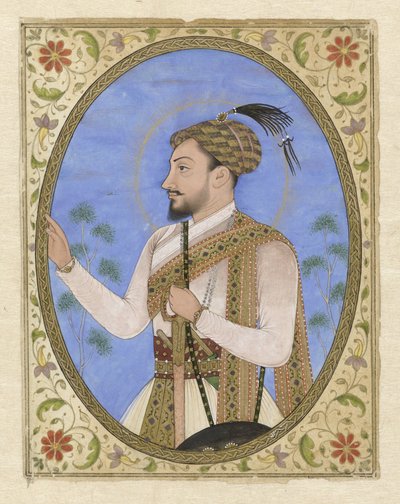 スルタン・モハメッド・アディル・シャー Portretminiatuur van Sultan Muhammad Adil Shah van Bijapur 作： Anonymous