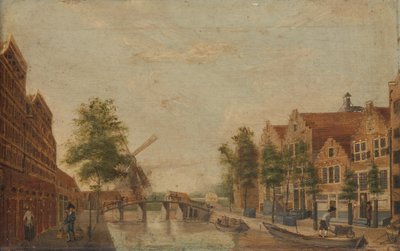 アムステルダムの Brouwersgracht 作： Anonymous