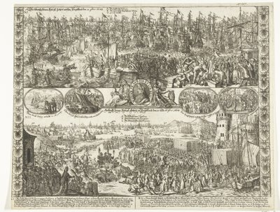 ヴィレム 3 世の娘がイングランドに、1688 年に 彼の王たちの解体: 1688 年 11 月 11 日のイギリスの殿下 / 彼の王たちの到着: 1688 年 11 月 15 日と 16 日のイギリスの殿下 作： Anonymous
