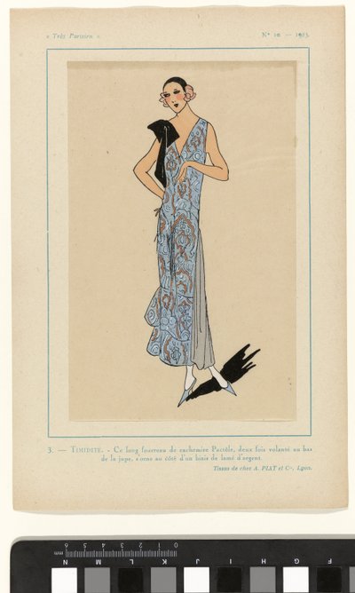 非常にパリジャン、1923年、No 10: 3.- SHYNESS. ――この長い鞘… 作： Anonymous